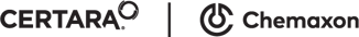 Certara Chemaxon horizontal logo pair