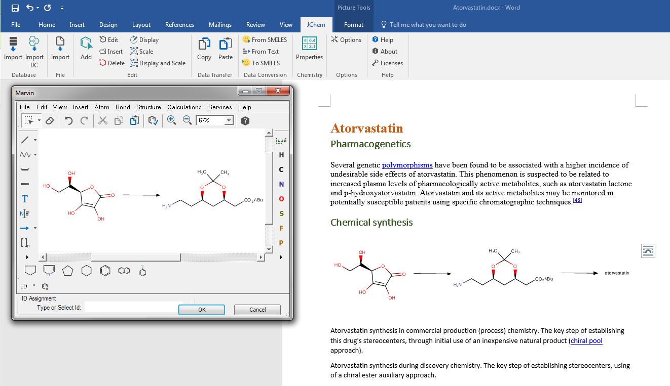 EditableJChemforOffice