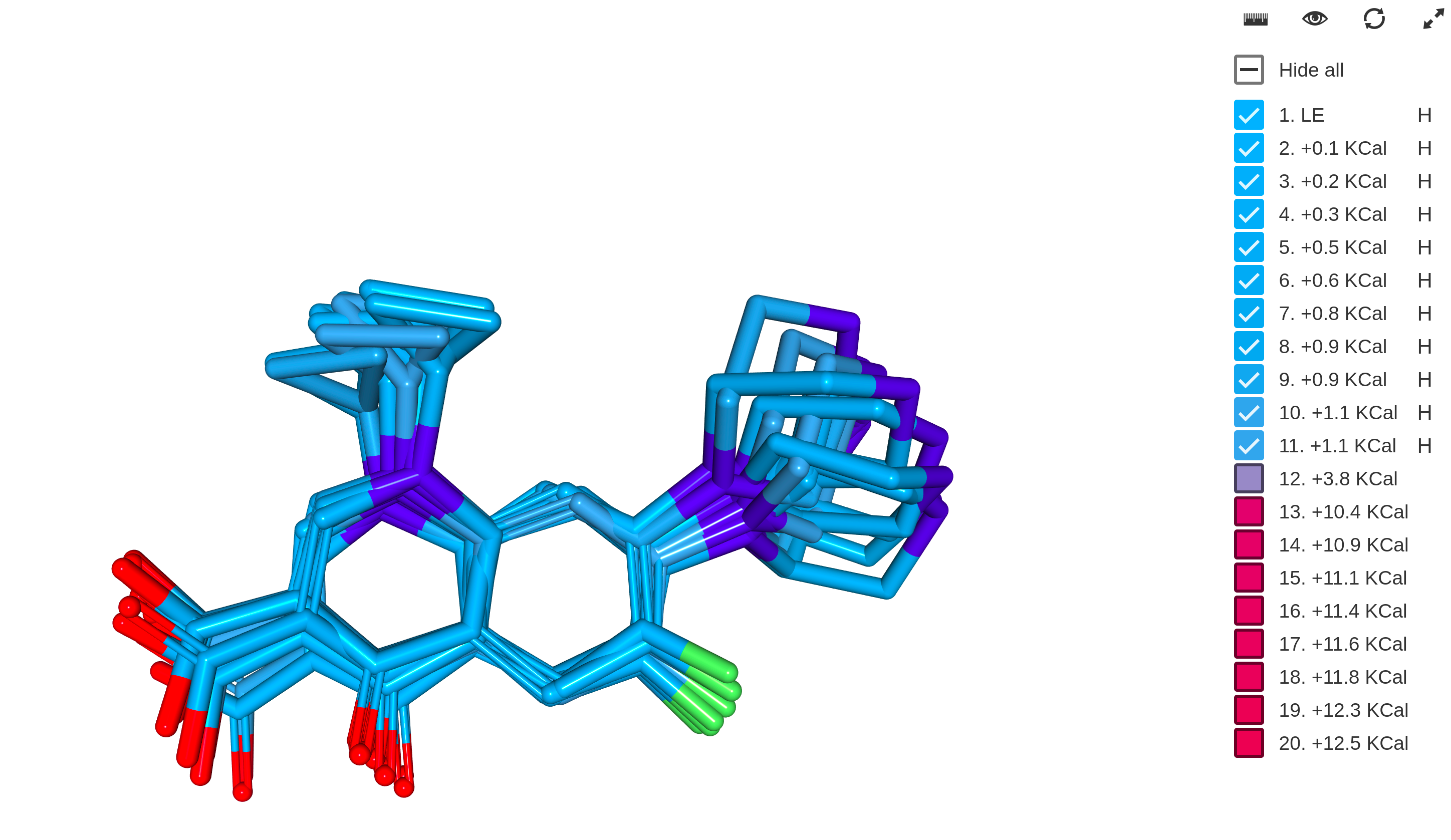 Structural Calculations - conformers